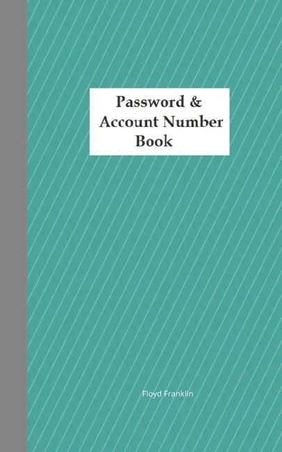 Password & Account Number Book: Never forget the password again - Paperback