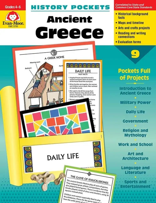 History Pockets: Ancient Greece, Grade 4 - 6 Teacher Resource - Paperback