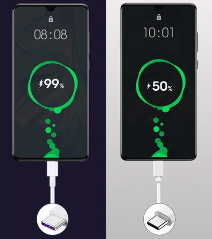 Super Fast Charging USB Single Head Mobile Phone Data Cable Type C