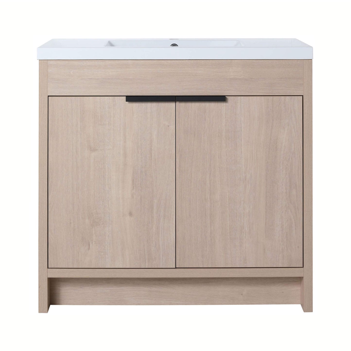 Nuvia 36-Inch Freestanding Bathroom Vanity With White Resin Sink (SAK39274)