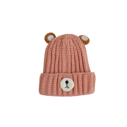 Autumn and winter children warm knitted hat