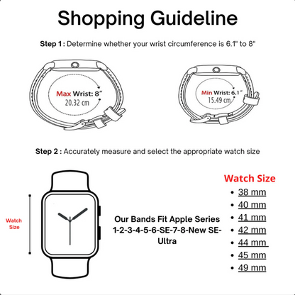 Apple Watch Cream Leather Strap - Boston