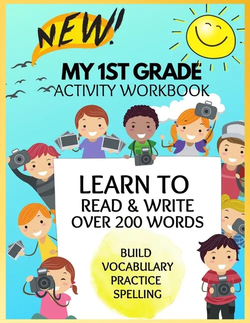 New 1st Grade Sight Words Activity Book: Learn to Read and Write Build Vocabulary Practice Spelling - Paperback