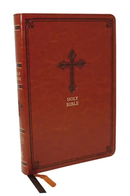 Kjv, Thinline Bible, Leathersoft, Brown, Red Letter Edition, Comfort Print - Imitation Leather