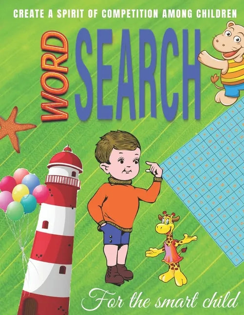 word search For the smart child: Word Search Puzzles for Kids ages 6 to 8, kids activities books - Paperback