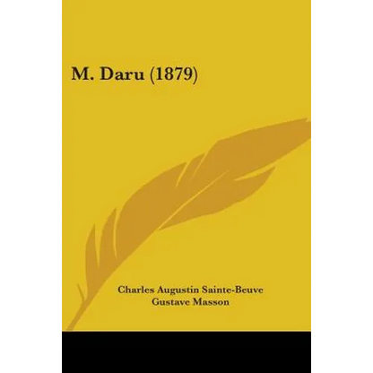 M. Daru (1879) - Paperback