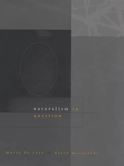 Naturalism in Question - Paperback