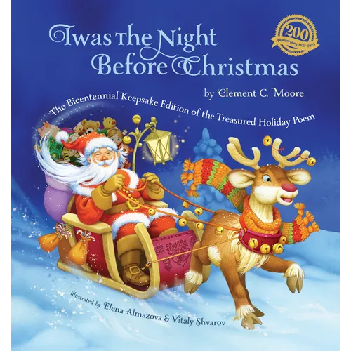 Twas the Night Before Christmas: The Bicentennial Keepsake Edition of the Treasured Holiday Poem - Hardcover