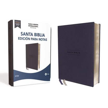 Nvi, Santa Biblia, Revisión 2022, Edición Para Notas, Leathersoft, Azul Marino, Palabras de Jesús En Rojo, Comfort Print - Imitation Leather