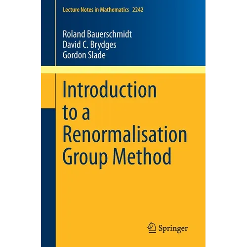 Introduction to a Renormalisation Group Method - Paperback