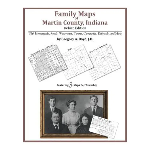 Family Maps of Martin County, Indiana - Paperback