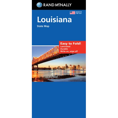 Rand McNally Easy to Fold: Louisiana State Laminated Map - Mass Market Paperbound