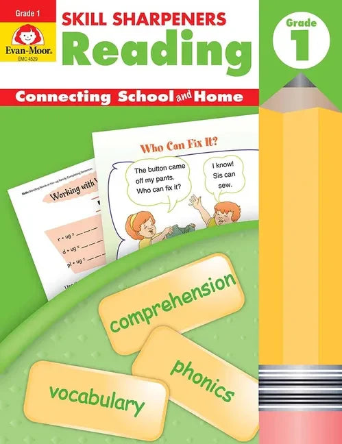 Skill Sharpeners: Reading, Grade 1 Workbook - Paperback