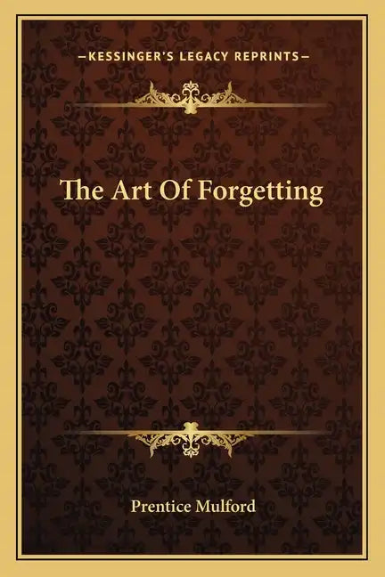 The Art of Forgetting - Paperback
