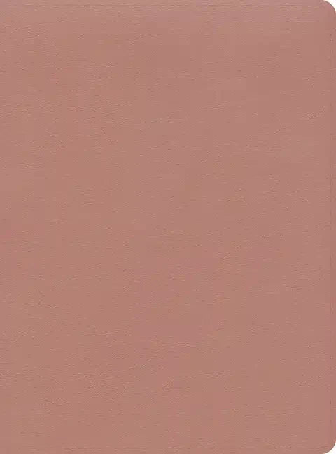 CSB Study Bible, Rose Gold Leathertouch, Indexed - Imitation Leather