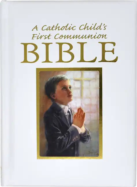 Catholic Child's First Communion Gift Bible-NAB-Boy - Hardcover