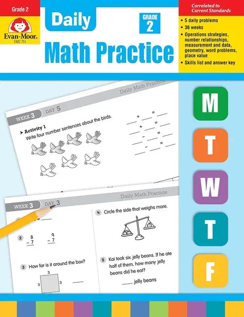Daily Math Practice, Grade 2 Teacher Edition - Paperback