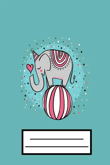 Cute Elephant: Cute Blue Elephant Composition Notebook - Paperback