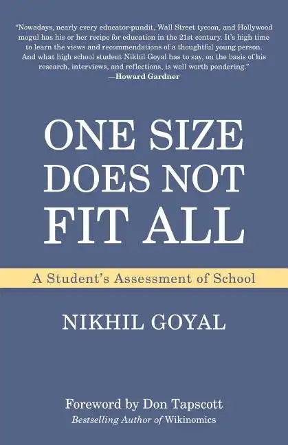 One Size Does Not Fit All: A Student's Assessment of School - Paperback