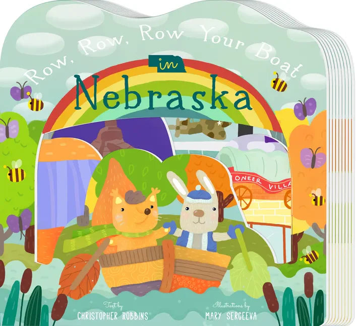 Row, Row, Row Your Boat in Nebraska - Board Book