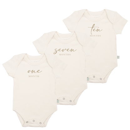 monthly milestone gift set | taupe