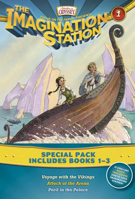 Imagination Station Books 3-Pack: Voyage with the Vikings / Attack at the Arena / Peril in the Palace - Paperback