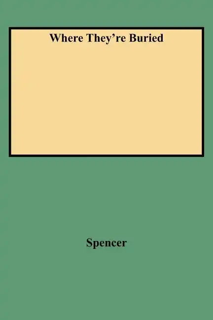 Where They're Buried - Paperback