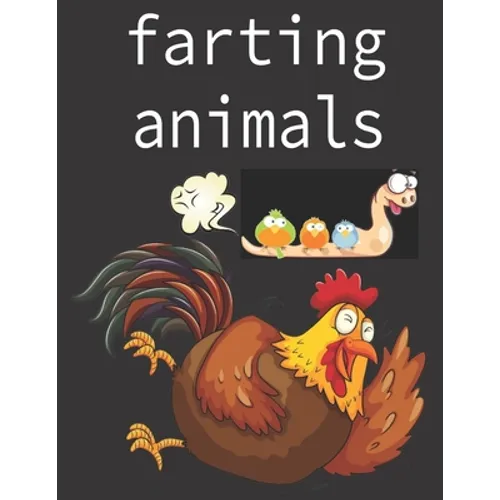 Farting animals: Funny Farting Animals Coloring Book. - Paperback