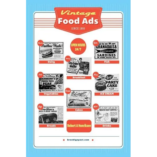 Vintage Food Ads - Paperback