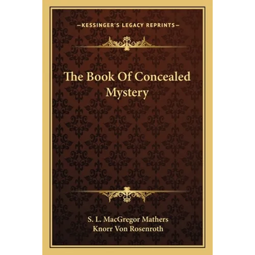 The Book Of Concealed Mystery - Paperback