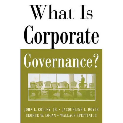 What Is Corporate Governance? - Paperback