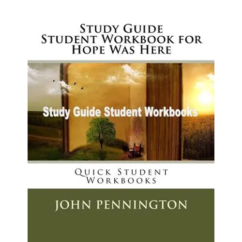 Study Guide Student Workbook for Hope Was Here: Quick Student Workbooks - Paperback