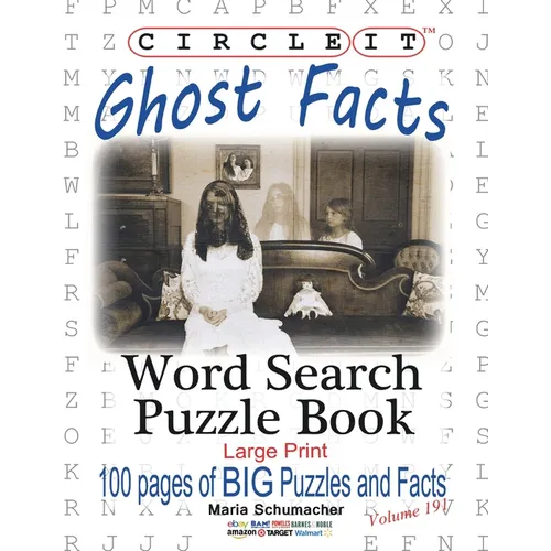 Circle It, Ghost Facts, Word Search, Puzzle Book - Paperback