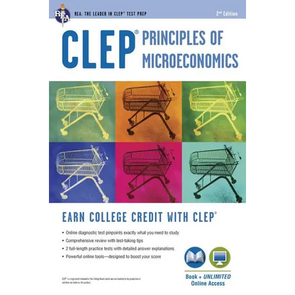 Clep(r) Principles of Microeconomics Book + Online - Paperback