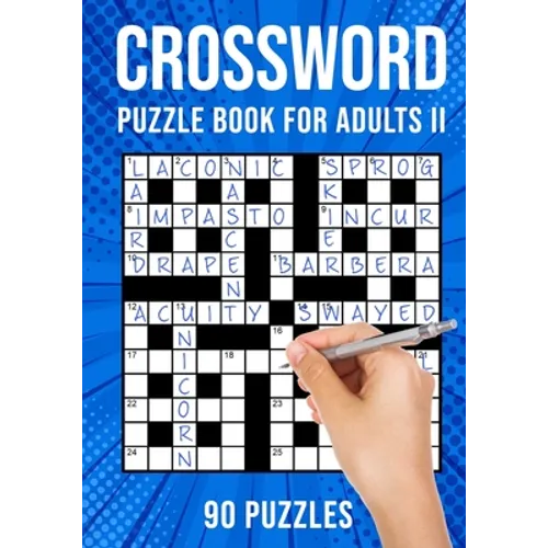 Crossword Puzzle Book for Adults II: Quick Daily Cross Word Activity Books 90 Puzzles (UK Version) - Paperback