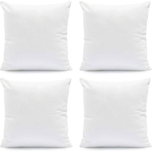 4-Pack: Decorative Throw Pillows Bed Sofa Couch Pillow Set Bounce Back Cushions
