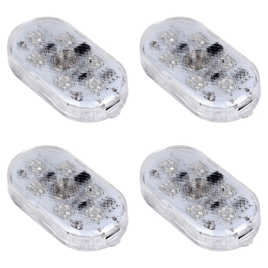 4-Pieces: Cordless Car Interior Light USB Rechargeable