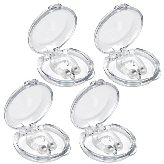 4-Pieces: Magnetic Nose Clip Anti Snoring Device