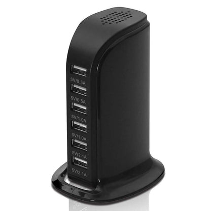 40-Watt 6-Port USB Charging Station for Smart Phones and Tablets