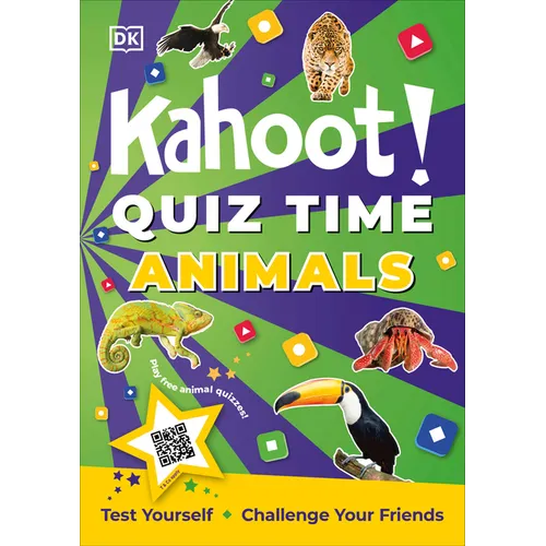 Kahoot! Quiz Time Animals: 250 Trivia Questions (with Qr Codes Inside for 150 Interactive Bonus Questions) - Educational Kids Quiz Book - Paperback