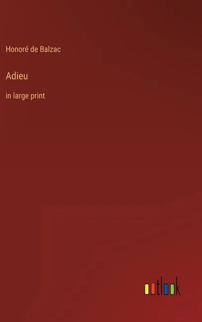 Adieu: in large print - Hardcover
