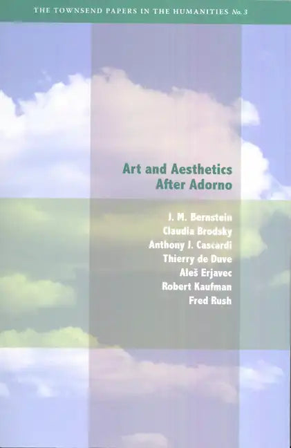 Art and Aesthetics After Adorno - Paperback