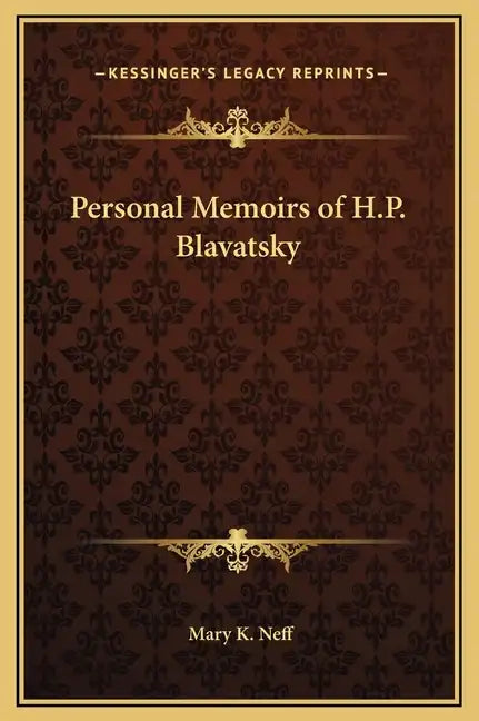 Personal Memoirs of H.P. Blavatsky - Hardcover