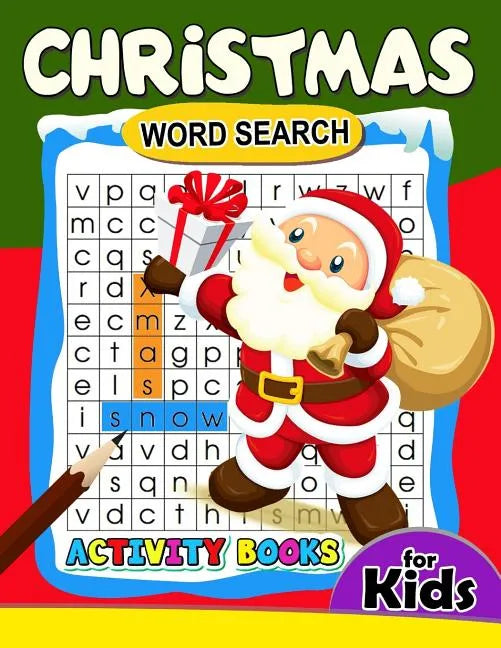 Christmas Word Search Activity Book for Kids: Activity book for boy, girls, kids Ages 2-4,3-5,4-8 - Paperback