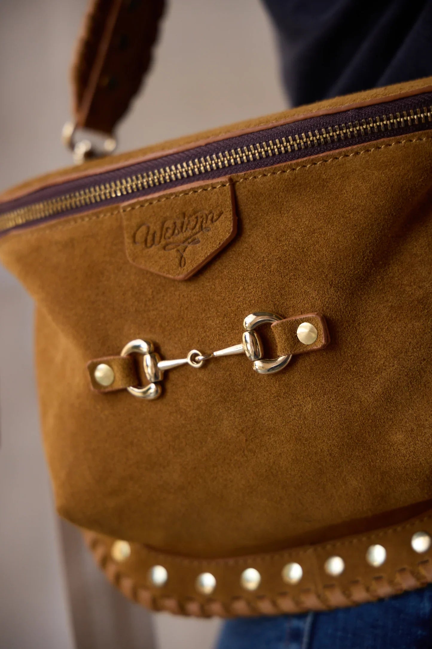The Western + Co. Lil’ Bit Bum Bag in Chestnut