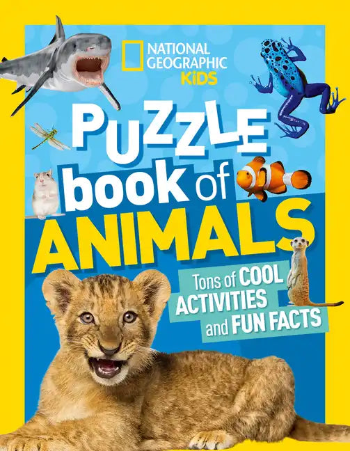 National Geographic Kids Puzzle Book: Animals - Paperback