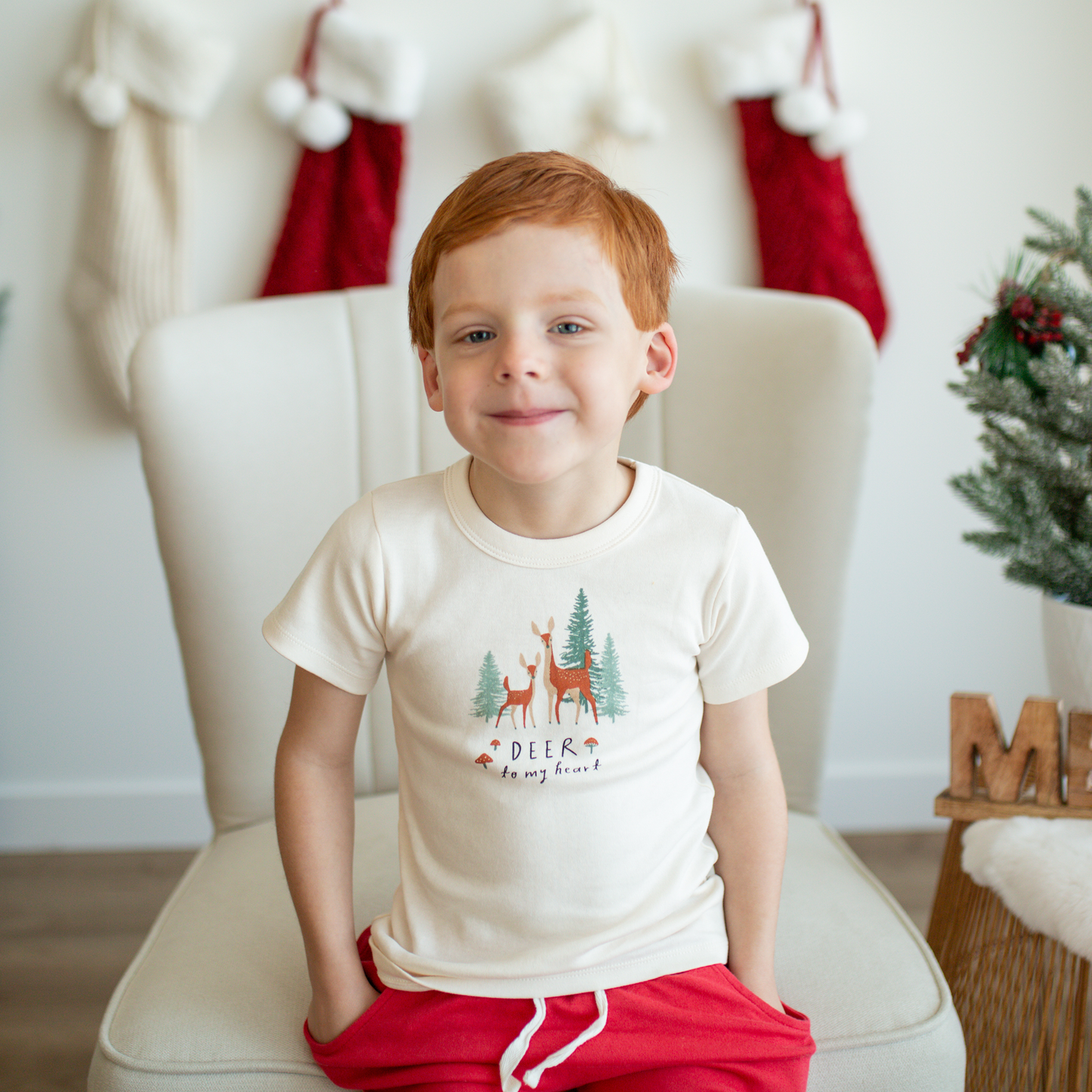 graphic tee | deer to my heart