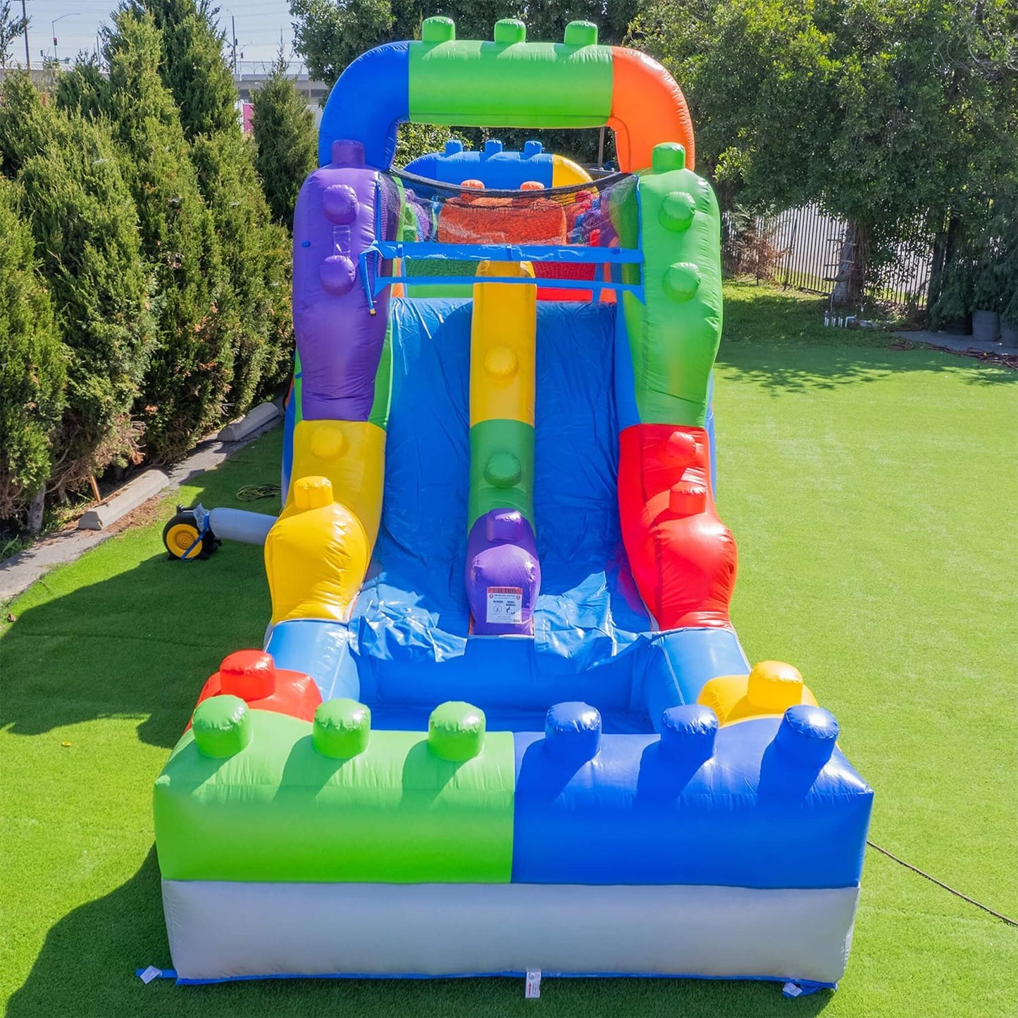 42FT Commercial Inflatable Obstacle Course With Dual Water Slide (SAK31587)