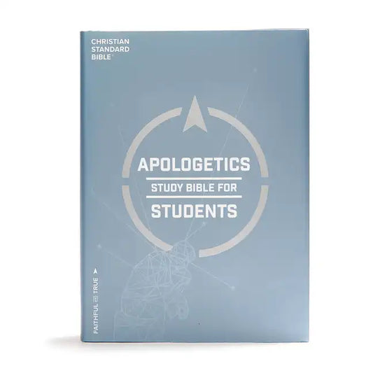 CSB Apologetics Study Bible for Students, Hardcover: Black Letter, Teens, Study Notes and Commentary, Ribbon Marker, Sewn Binding, Easy-To-Read Bible - Hardcover