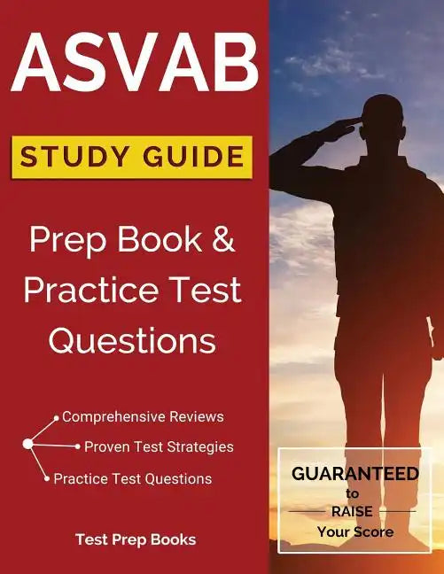 ASVAB Study Guide: Prep Book & Practice Test Questions - Paperback